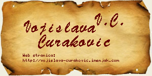 Vojislava Curaković vizit kartica
